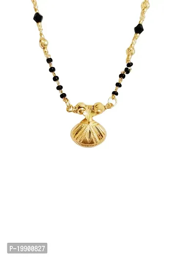 Stylish Daily Wear Gold Plated Mangalsutra pendant for women-thumb0