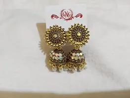 Beautiful Daily Wear Mini Jhumkas For Girls  Women-thumb3