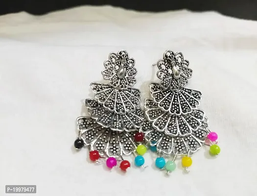 Beautiful Daily Wear Peacock Inspired Earrings For Girls  Women