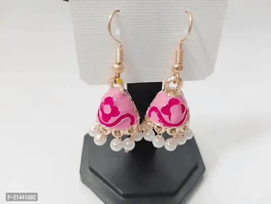 Beautiful Daily Wear Stylish Jhumkas For Girls  Women-thumb2