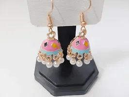 Beautiful Daily Wear Stylish Jhumkas For Girls  Women-thumb3