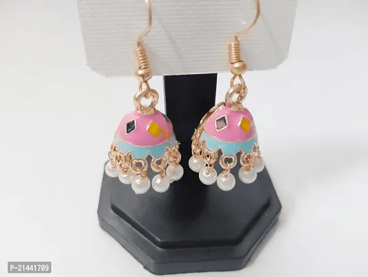 Beautiful Daily Wear Stylish Jhumkas For Girls  Women-thumb4