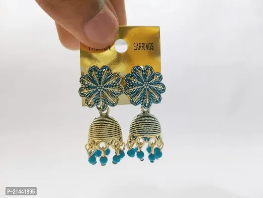 Beautiful Daily Wear Stylish Jhumkas For Girls  Women-thumb2