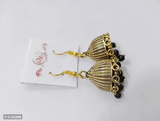 Beautiful Daily Wear Stylish Jhumkas For Girls  Women-thumb2