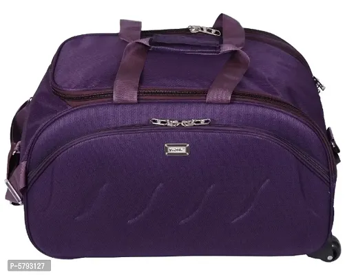 Polyester Duffel bag with two wheels without trolley-thumb0