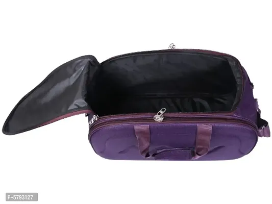 Polyester Duffel bag with two wheels without trolley-thumb2