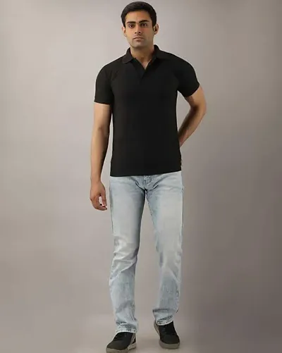 Comfortable Blend Polos For Men