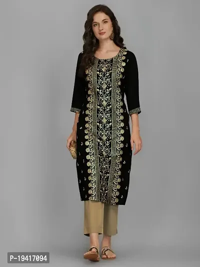 Stylish Fancy Viscose Rayon Kurta For Women-thumb0