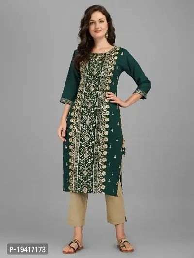 Stylish Fancy Viscose Rayon Kurta For Women-thumb0