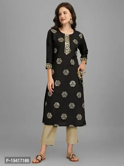 Stylish Fancy Viscose Rayon Kurta For Women-thumb0