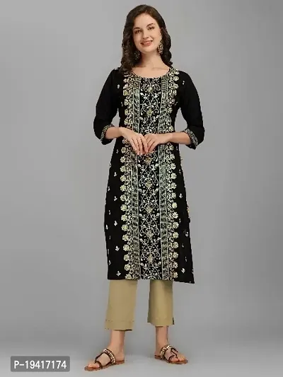 Stylish Fancy Viscose Rayon Kurta For Women-thumb0