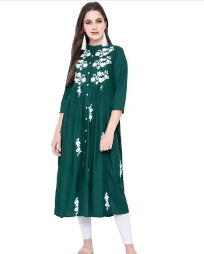 Stylish Fancy Rayon Kurta For Women