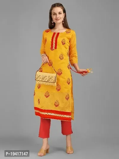 Stylish Fancy Chanderi Silk Kurta For Women-thumb0