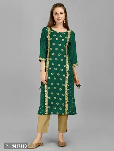 Stylish Fancy Viscose Rayon Kurta For Women-thumb0