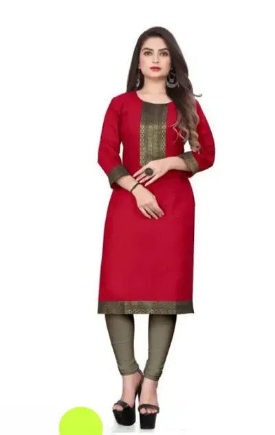 Stylish Fancy Cotton Slub Kurta