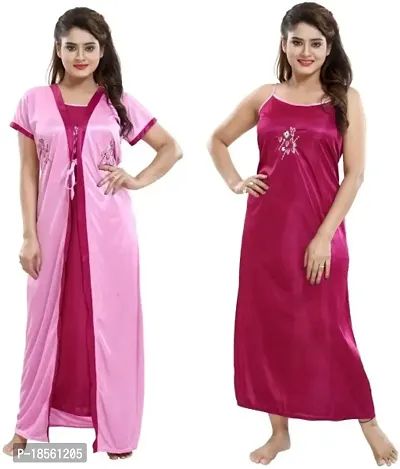 MAHALAXMI SATIN 2PCS NIGHTY-thumb0