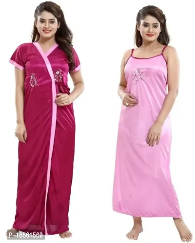 MAHALAXMI SATIN 2PCS NIGHTY-thumb0