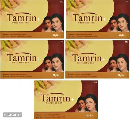 Premium Quality New Tamrin Aloe Vera Tamarind Herbal Skin Softer Soap 5 X 75 G-thumb0