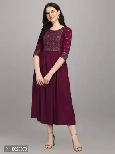 Trendy Women Cotton Anarkali Casual Kurta