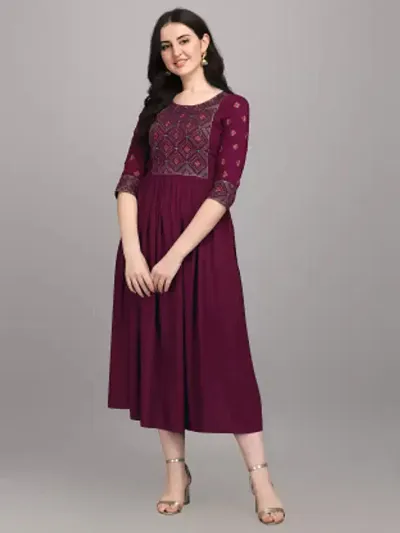 Trendy Women Rayon Kurta