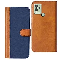 Knotyy Faux Leather Flip Cover for Lava Blaze with Foldable Stand  Cards Slots - Multicolor-thumb4