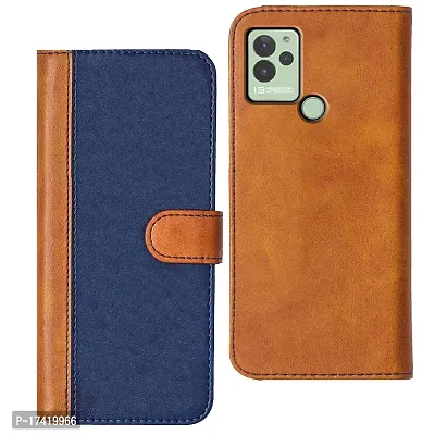 Knotyy Faux Leather Flip Cover for Lava Blaze with Foldable Stand  Cards Slots - Multicolor-thumb5
