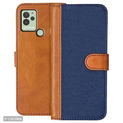 Knotyy Faux Leather Flip Cover for Lava Blaze with Foldable Stand  Cards Slots - Multicolor-thumb0