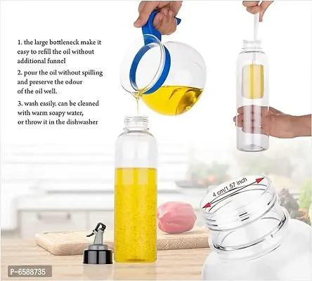 1000 ml Plastic Cooking Oil Dispenser (Pack of 2)-thumb4