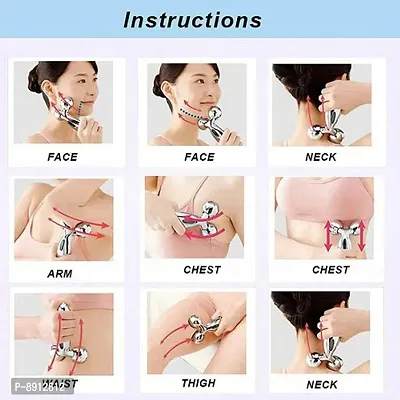 3D Y Shape Facial Massage Roller Face Slimming Massager-thumb5