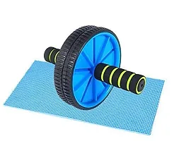 Wheel Abdominal Exercise Blaster Fitness Roller Wheel Equipment with Knee Mat Ab Exerciser-thumb2