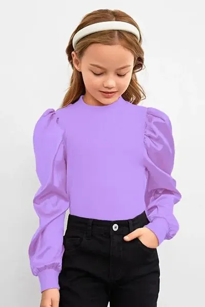 Stylish Solid Top For Girls