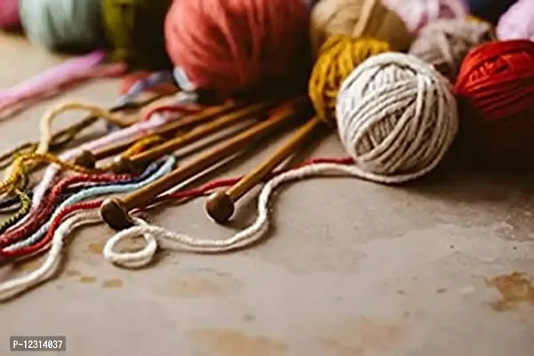 Oswal Knitting Yarn Wool Multi Blue 200gm. Woolen Crochet Yarn Thread. Wool Yarn for Knitting. Woolen Thread.-thumb3