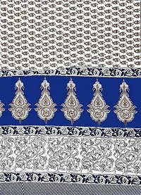 AC FASHION Rajasthani Jaipuri Traditional Sanganeri Hand Art Print 104 TC 100% Cotton Double Size Bedsheet with 2 Pillow Covers-thumb1