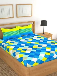 Classic Cotton Printed Bedsheet with Pillow Cover-thumb1