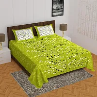 Classic Cotton Printed Bedsheet with Pillow Cover-thumb2