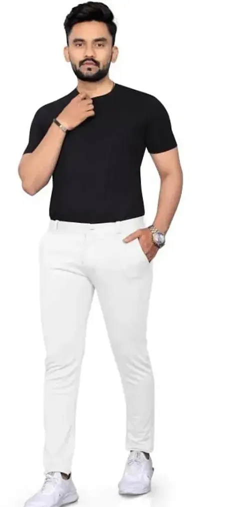 Must Have Cotton Spandex Casual Trousers 