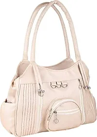 Ritupal Collection Women's Shoulder Handbag (White)-thumb1