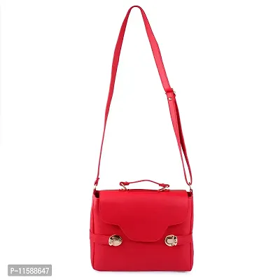 Ritupal Collection?Women sling bags PU (Red) (Sling Bag)-thumb2