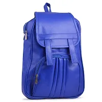 RITUPAL COLLECTION - Identify Your Look, Define Your Style Women's PU Backpack Bag (Blue)-thumb1