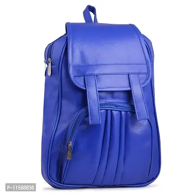 RITUPAL COLLECTION - Identify Your Look, Define Your Style Women's PU Backpack Bag (Blue)-thumb2