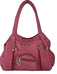 Ritupal Collection Women's Shoulder Handbag PU (Maroon)-thumb1