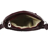 Ritupal collection women shoulder PU sling bag(Maroon)-thumb4