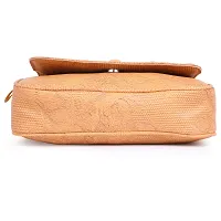 Ritupal Collection women handbag, Sling PU (Tan)-thumb4