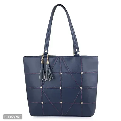 RITUPAL COLLECTION - Identify Your Look, Define Your Style ? Women's PU Shoulder Handbag (Blue)