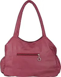 Ritupal Collection Women's Shoulder Handbag PU (Maroon)-thumb3