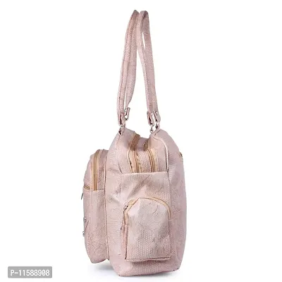 Ritupal Collection women handbag, Shoulder PU (White)-thumb2