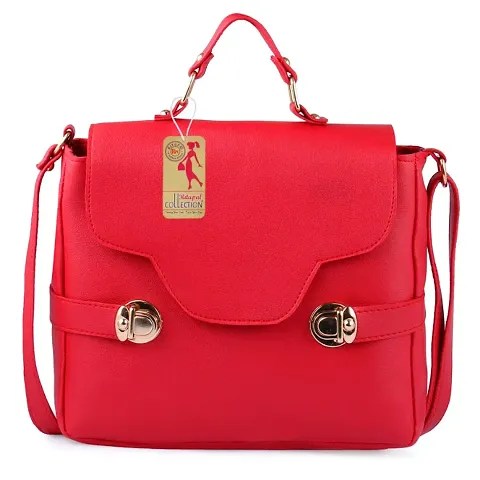 Ritupal Collection?Women sling bags PU (Red) (Sling Bag)