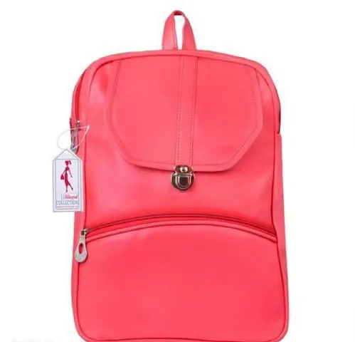 Fabulous Solid College Backpacks For Women And Girls