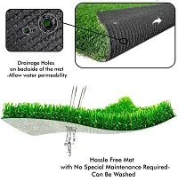 Finesse Decor Artificial Grass/Doormat for Balcony/Front Door |Soft and Durable Plastic Turf Carpet Mat|Artificial Grass, Size 28 x 18 inches (Green)-thumb3