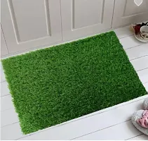 Finesse Decor Artificial Grass/Doormat for Balcony/Front Door |Soft and Durable Plastic Turf Carpet Mat|Artificial Grass, Size 21 x 15 inches (Green)-thumb2